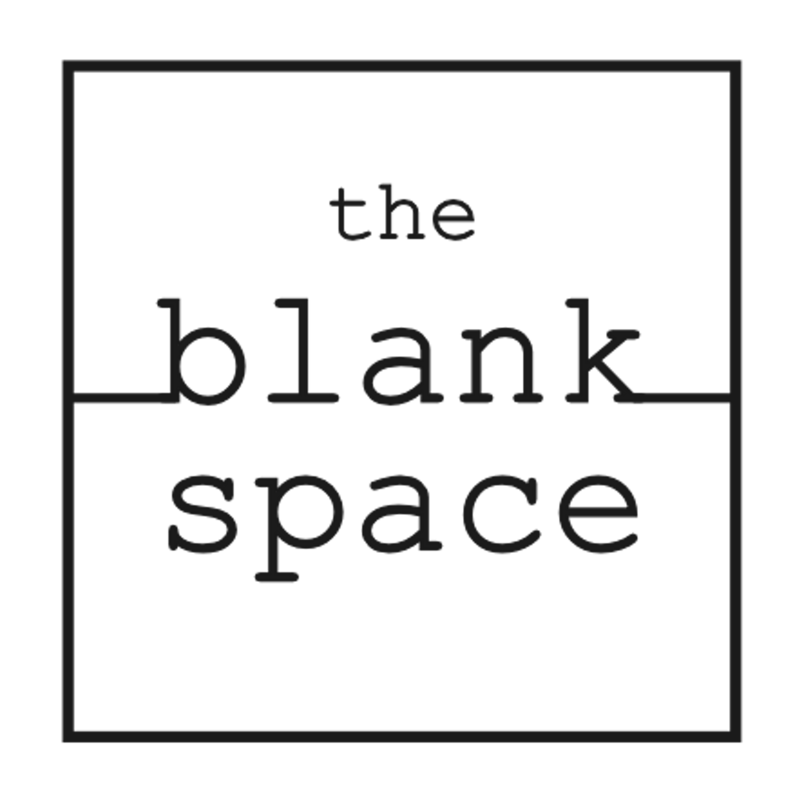 the blank space