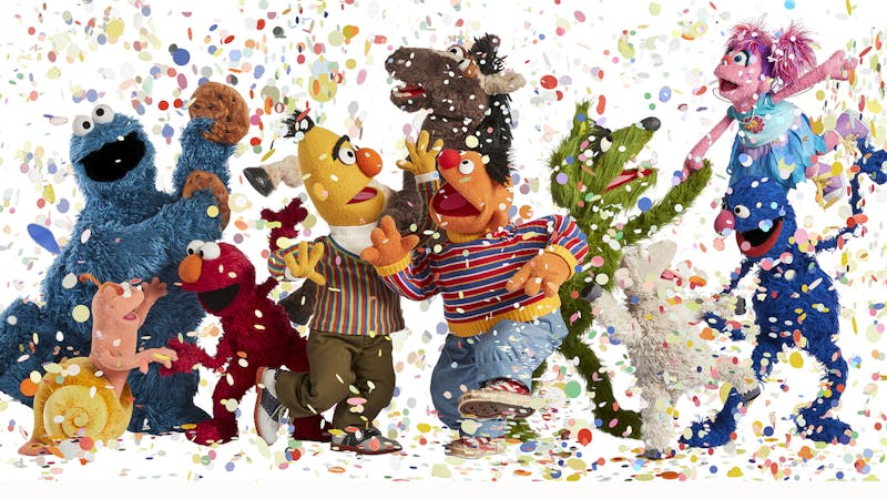 Figuren der Sesamstraße feiern 50. Geburtstag